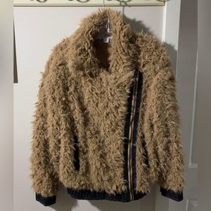 Favlux Brown Furry Jacket size S